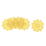 Max Maxb 5Pcs Embroidery Flower Sew On Patch Badge Clothes Fabric Applique Yellow