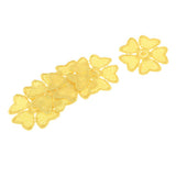 Max Maxb 5Pcs Embroidery Flower Sew On Patch Badge Clothes Fabric Applique Yellow