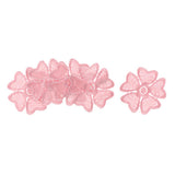 Max Maxb 5Pcs Embroidery Flower Sew On Patch Badge Clothes Fabric Applique Light Pink