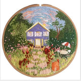 Max 1 Set Embroidery Starter Kits with Pattern Handmade Cross Stitch Crafts E003
