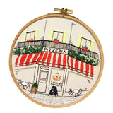 Max 1 Set Embroidery Starter Kits with Pattern Handmade Cross Stitch Crafts E004