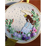 Maxbell 1 Set Goddess of the Moon Pattern DIY Cross Stitch Kits Sewing Crafts