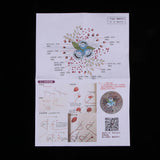 Max 1 Set DIY Embroidery Starter Kits with Pattern Sewing Crafts for Beginner A3