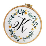 Max 1 Set DIY Embroidery Starter Kits with Pattern Sewing Crafts for Beginner A4