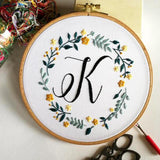 Max 1 Set DIY Embroidery Starter Kits with Pattern Sewing Crafts for Beginner A4