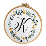 Max 1 Set DIY Embroidery Starter Kits with Pattern Sewing Crafts for Beginner A4