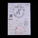 Max 1 Set DIY Embroidery Starter Kits with Pattern Sewing Crafts for Beginner A4