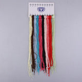 Maxbell Stamped Embroidery Kit with Flower Pattern, Pre-Printed Cloth & Hoop 15cm DIY Needlework Crafts