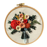 Max Embroidery Starter Kits with Pattern - 3D Flower Cross Stitch Crafts B Type