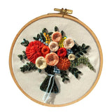 Max Embroidery Starter Kits with Pattern - 3D Flower Cross Stitch Crafts B Type