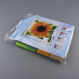 Max Maxb DIY Sunflower Pattern Pillow Latch Hook Kit Embroidery Pacakge for Beginners
