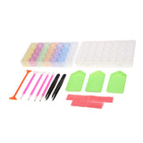 Maxbell 22 Pieces/Set 5D Diamond Painting Cross Stitch Tool Kits