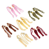 Max 1 Pair Hanging Ball Curtain Tassel Fringe DIY Curtain Accessories Beige