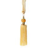 Max 1 Pair Hanging Ball Curtain Tassel Fringe DIY Curtain Accessories Beige
