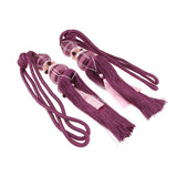 Max Curtain Tassels Tieback Rope Handmade Tie Tassel Ball Set of 2 Purple