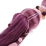 Max Curtain Tassels Tieback Rope Handmade Tie Tassel Ball Set of 2 Purple
