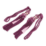 Max Curtain Tassels Tieback Rope Handmade Tie Tassel Ball Set of 2 Purple