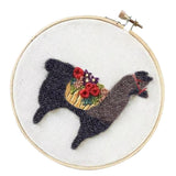 Maxbell Full Range of Embroidery Starter Kit with Pattern - Cute Alpaca CE002