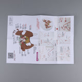 Maxbell Full Range of Embroidery Starter Kit with Pattern - Cute Alpaca CE003