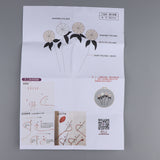 Max Cross Stitch Stamped Embroidery Kit with Embroidery Hoop - Flower CD002