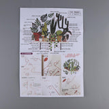 Max Stamped Embroidery Kit with Pattern Cross Stitch Crafts - Pot Plant EC001