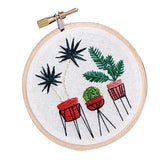 Max Stamped Embroidery Kit with Pattern Cross Stitch Crafts - Pot Plant EC002