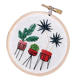 Max Stamped Embroidery Kit with Pattern Cross Stitch Crafts - Pot Plant EC002