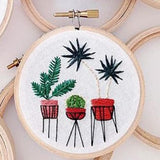 Max Stamped Embroidery Kit with Pattern Cross Stitch Crafts - Pot Plant EC002