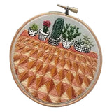 Max Stamped Embroidery Kit with Pattern Cross Stitch Crafts - Pot Plant EC005