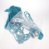 Max 2pcs Hanging Bead Curtain Tieback Tassels for Curtain Supplies Peacock Blue
