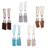 Max 2pcs Hanging Bead Curtain Tieback Tassels for Curtain Supplies Peacock Blue