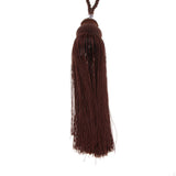 Max 1 Pair Crystal Bead Curtain Tieback Tassels for Sewing Supplies Deep Coffee