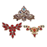 Max Sew On Rhinestones Appliques with Clear Bottom Flatback Decor Multicolor1