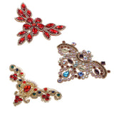 Max Sew On Rhinestones Appliques with Clear Bottom Flatback Decor Multicolor1