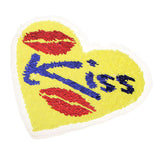 Max Love Heart Kiss Lips Embroidery Sequin Patch Clothes Applique Sewing Craft