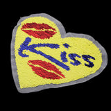 Max Love Heart Kiss Lips Embroidery Sequin Patch Clothes Applique Sewing Craft