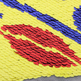 Max Love Heart Kiss Lips Embroidery Sequin Patch Clothes Applique Sewing Craft