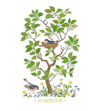 Max Handmade Ribbon Embroidery Tree Bird Painting Kit Cross Stitch DIY Decor