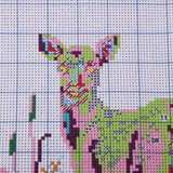 Maxbell Animals Deers Stamped Cross Stitch Kits for Adults Embroidery 14CT Count