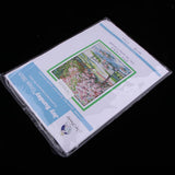 Max Handmade Ribbon Embroidery Peach Blossom Painting Kit Cross Stitch DIY Decor