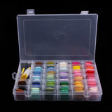 Maxbell 100 Skeins Emmbroidery Floss with Storage Box Sewing Cross Stitch Tool Kits
