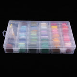 Maxbell 100 Skeins Emmbroidery Floss with Storage Box Sewing Cross Stitch Tool Kits