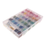 Maxbell 100 Skeins Emmbroidery Floss with Storage Box Sewing Cross Stitch Tool Kits
