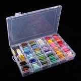 Maxbell 100 Skeins Emmbroidery Floss with Storage Box Sewing Cross Stitch Tool Kits