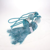 Max 1 Pair Hanging Ball Curtain Tieback Tassels Sewing Supplies DIY Peacock Blue