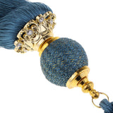 Max 1 Pair Hanging Ball Curtain Tieback Tassels Sewing Supplies DIY Deep Blue
