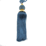 Max 1 Pair Hanging Ball Curtain Tieback Tassels Sewing Supplies DIY Deep Blue