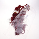 Max 1 Pair Hanging Ball Curtain Tieback Tassels Curtain Accessories Red