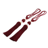 Max 1 Pair Hanging Ball Curtain Tieback Tassels Curtain Accessories Red