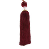 Max 1 Pair Hanging Ball Curtain Tieback Tassels Curtain Accessories Red